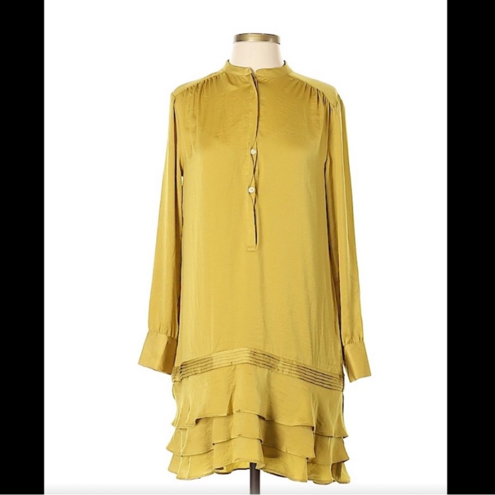 Banana Republic Mustard Yellow Dress